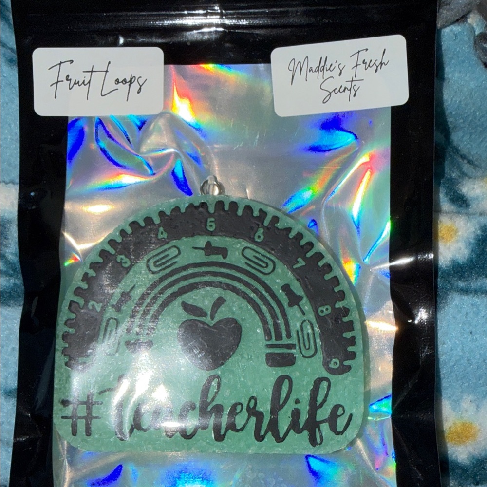 #TeacherLife Air Freshener - Green